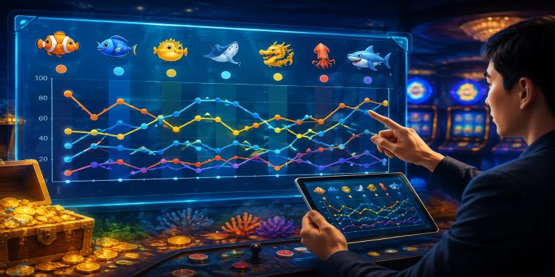 Biểu đồ phân tích thời gian xuất hiện của các loài cá boss mang giá trị hũ cao